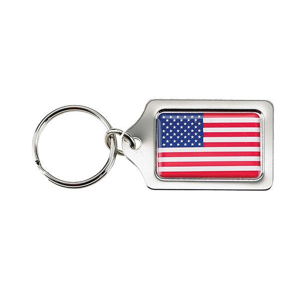 Silver Tombstone Key Tag, Made in USA