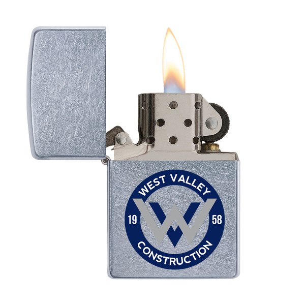 Classic Street Chrome Zippo Windproof Lighter, Made in USA