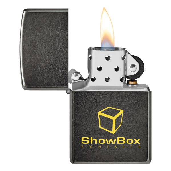 Zippo Windproof Lighter Gray, Made in USA