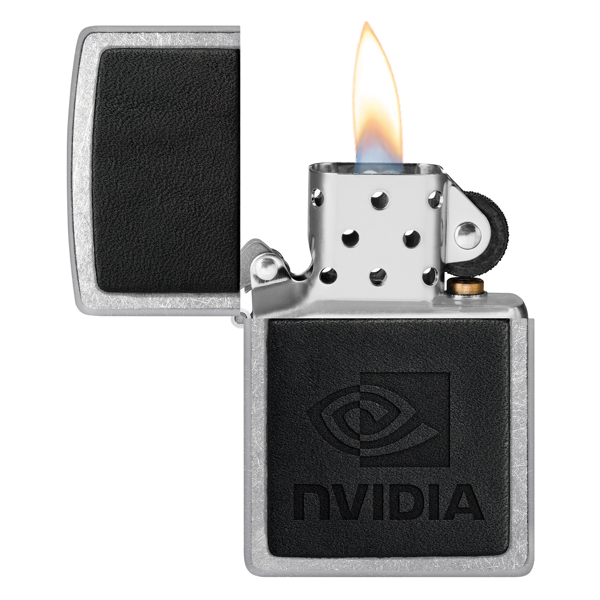 Zippo Windproof Lighter Leather Black, Made in USA