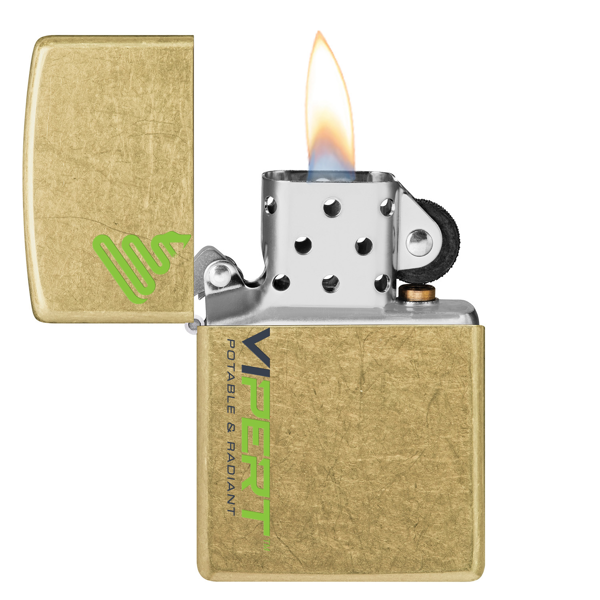 Zippo Classic Street Brass, Made in USA
