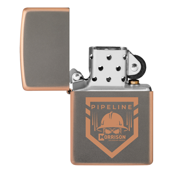 Zippo Windproof Lighter Rustic Bronze, Made in USA