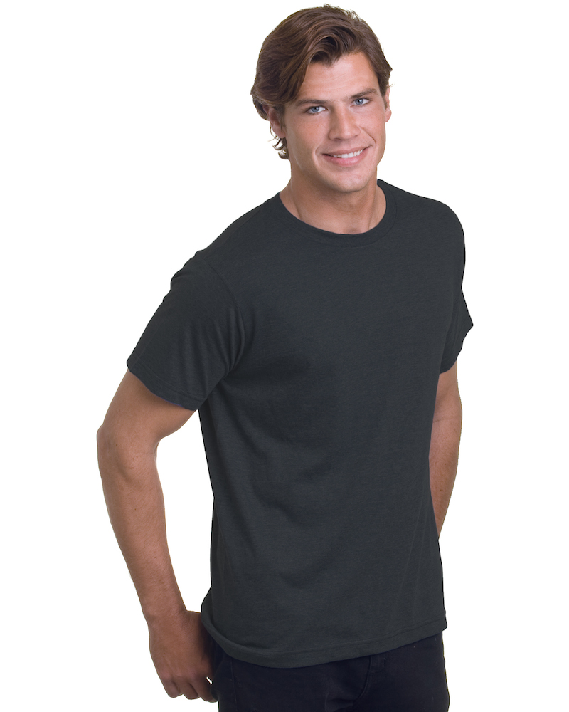 Bayside 5010 Unisex 50/50 Fine Jersey Crew, Made in USA