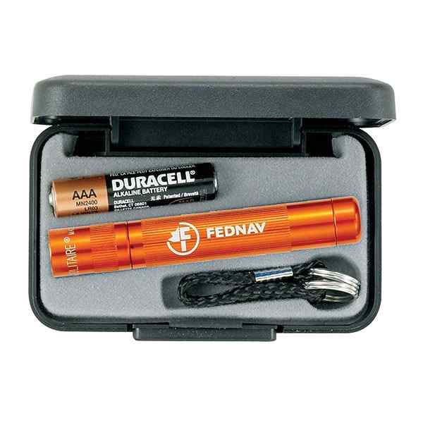Maglite Solitaire Orange, Made in USA